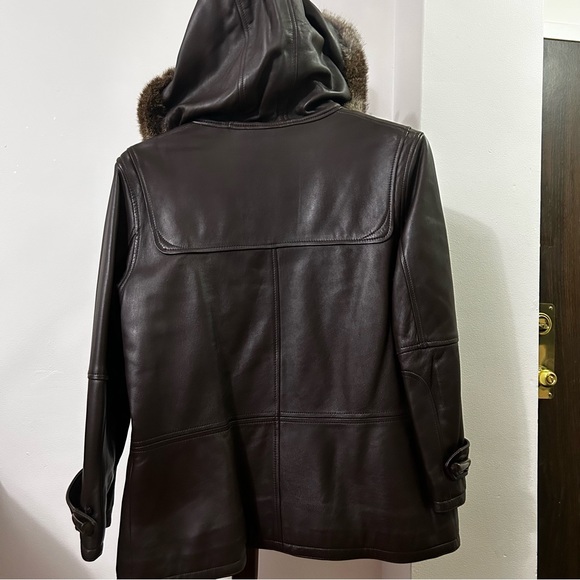 DANIER LEATHER JACKET WITH FUR!!! - Picture 6 of 15